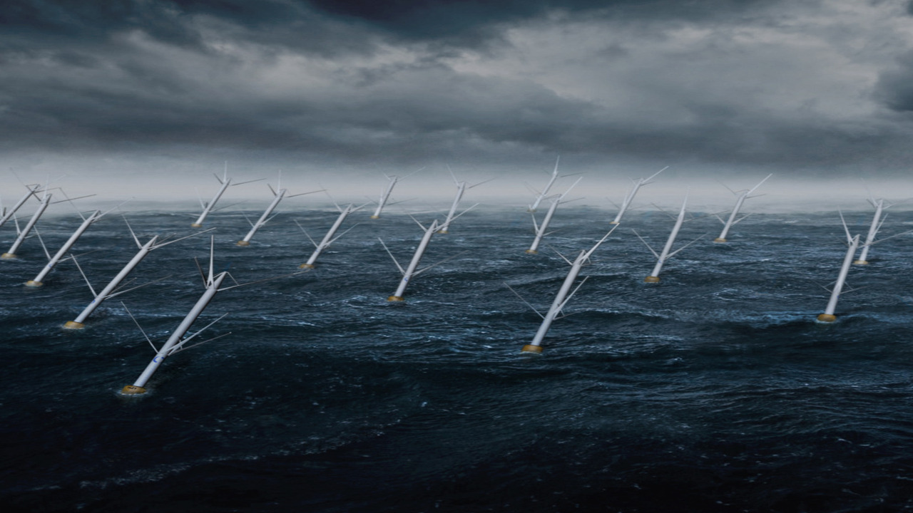 Alberi galleggianti o turbine eoliche? Sono innovativi aerogeneratori offshore ad asse verticale